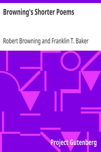 Cover of Browning's Shorter Poems