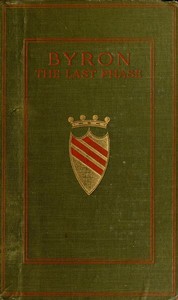 Cover of Byron The Last Phase
