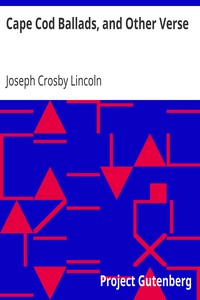 Cover of Cape Cod Ballads, and Other Verse