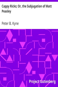 Cover of Cappy Ricks; Or, the Subjugation of Matt Peasley