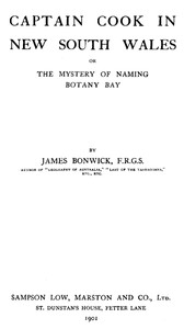 Cover of Captain Cook in New South Wales; Or, The Mystery of Naming Botany Bay