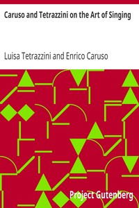 Cover of Caruso and Tetrazzini on the Art of Singing