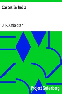 Cover of Castes In India