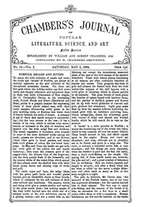 Cover of Chambers's Journal of Popular Literature, Science, and Art, Fifth Series, No. 18, Vol. I, May 3, 188