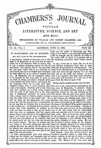 Cover of Chambers's Journal of Popular Literature, Science, and Art, Fifth Series, No. 24, Vol. I, June 14, 1