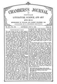 Cover of Chambers's journal of popular literature, science, and art, fifth series, no. 131, vol. III, July 3,