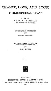 Cover of Chance, Love, and Logic Philosophical Essays