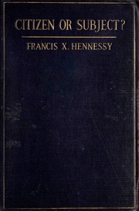 Cover of Citizen or subject