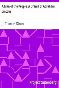 Cover of A Man of the People A Drama of Abraham Lincoln