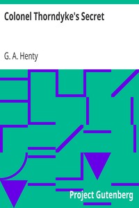 Cover of Colonel Thorndyke's Secret
