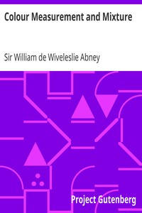 Cover of Colour Measurement and Mixture