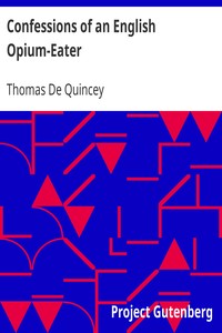 Cover of Confessions of an English Opium-Eater