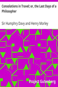 Cover of Consolations in Travel; or, the Last Days of a Philosopher