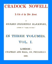 Cover of Cradock Nowell A Tale of the New Forest. Vol. 1 (of 3)