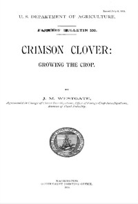 Cover of Crimson Clover Growing the Crop