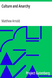 Cover of Culture and Anarchy