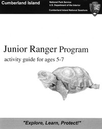 Cover of Cumberland Island Junior Ranger Program Activity Guide for Ages 5-7