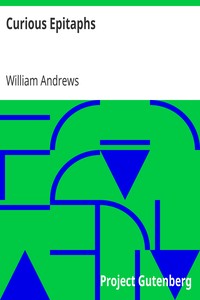 Cover of Curious Epitaphs