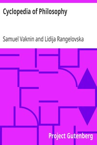 Cover of Cyclopedia of Philosophy