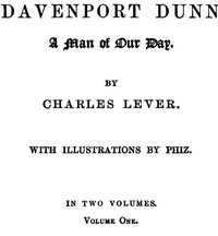 Cover of Davenport Dunn, a Man of Our Day. Volume 1 (of 2)