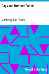 Cover of Days and Dreams Poems