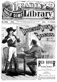 Cover of Deadwood Dick Jr. Branded; or, Red Rover at Powder Pocket