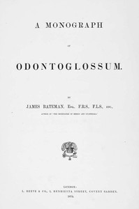 Cover of A Monograph of Odontoglossum
