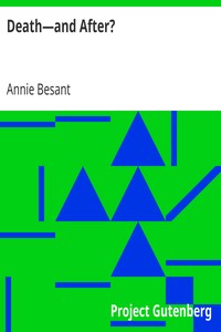 Cover of Death—and After