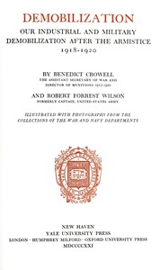 Cover of Demobilization