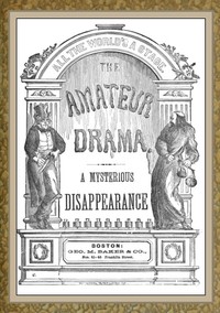 Cover of A Mysterious Disappearance A Farce