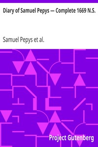 Cover of Diary of Samuel Pepys — Complete 1669 N.S