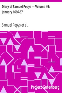 Cover of Diary of Samuel Pepys — Volume 49 January 1666-67