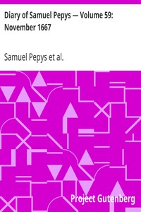 Cover of Diary of Samuel Pepys — Volume 59 November 1667