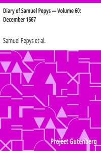 Cover of Diary of Samuel Pepys — Volume 60 December 1667