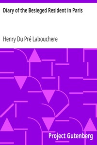 Cover of Diary of the Besieged Resident in Paris