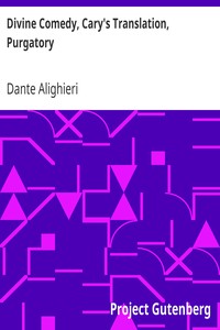 Cover of Divine Comedy, Cary's Translation, Purgatory