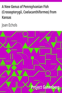 Cover of A New Genus of Pennsylvanian Fish (Crossopterygii, Coelacanthiformes) from Kansas