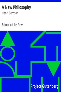 Cover of A New Philosophy