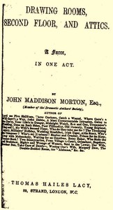 Cover of Drawing Rooms, Second Floor, and Attics A Farce, in One Act