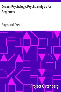 Cover of Dream Psychology Psychoanalysis for Beginners