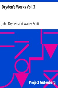 Cover of Dryden's Works Vol. 3