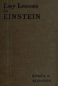 Cover of Easy lessons in Einstein