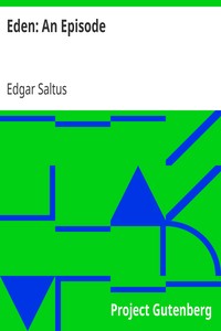 Cover of Eden An Episode