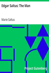 Cover of Edgar Saltus The Man