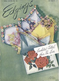 Cover of Edgings crocheted, tatted, hair pin lace