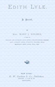 Cover of Edith Lyle