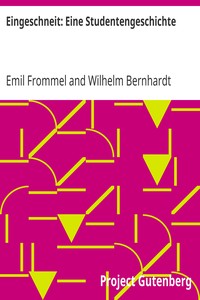 Cover of Eingeschneit Eine Studentengeschichte