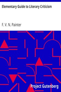 Cover of Elementary Guide to Literary Criticism