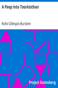 Cover of A Peep into Toorkisthan
