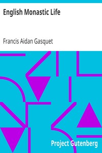 Cover of English Monastic Life